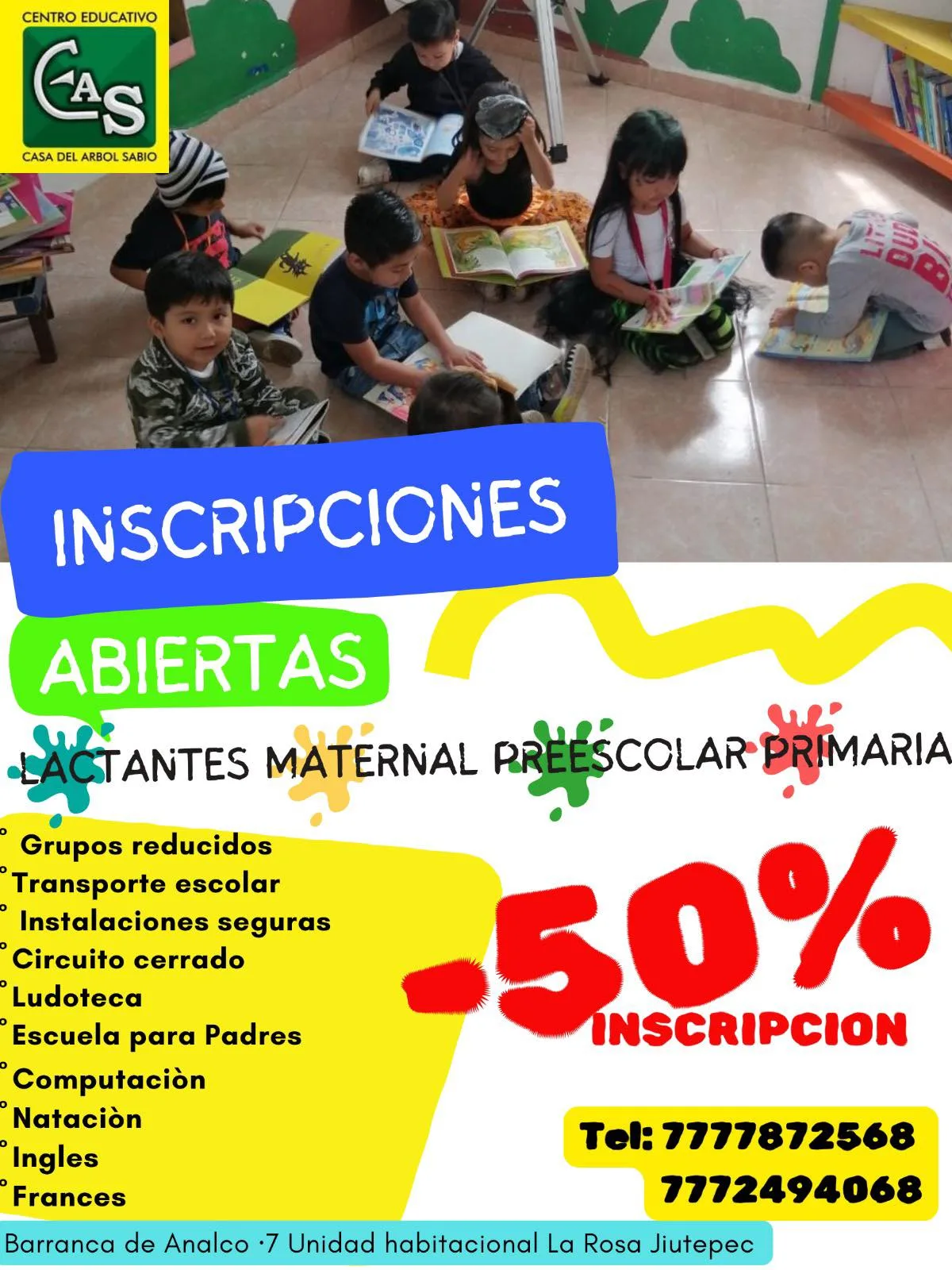 Promoción de inscripciones abiertas